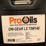 Pro Oils producten Gemert Hasselt versnellingsbakolie differentieelolie Uni-Gear LS 75W140
